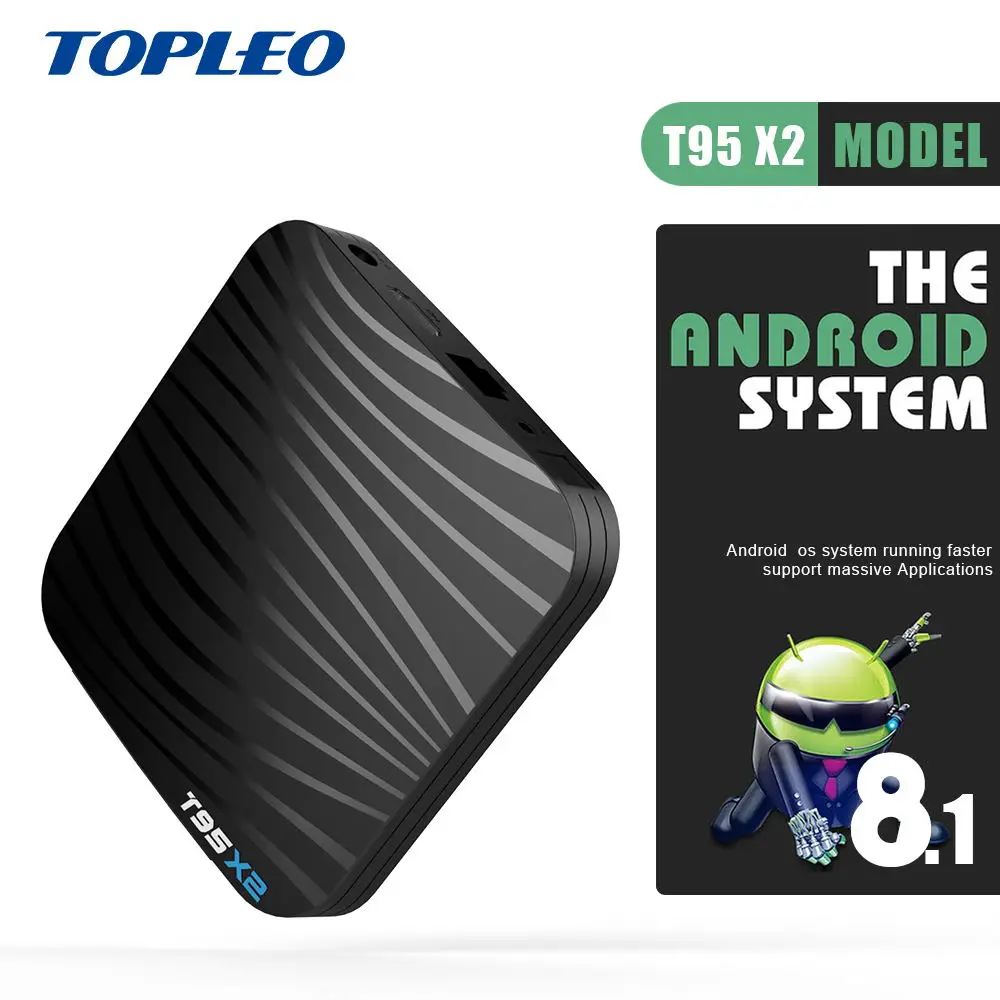 Advanced technology T95X2 CPU S905X2  GPU Davlin MP2 Android  8.1 ott world tv box