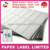 A4 labels Printer Labels Direct print 99.1mm x 34mm sheet A4 paper with single integrated