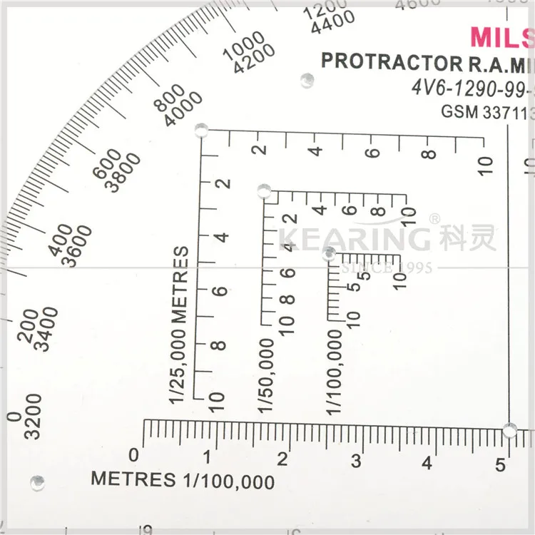 military coordinate scale and protractor sale