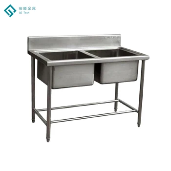 Industrial Fish Cleaning Table Double Bowl Stainless Steel Sink Buy Fish Cleaning Table Sink Stainless Steel Kitchen Sink Double Bow Kitchen Sink