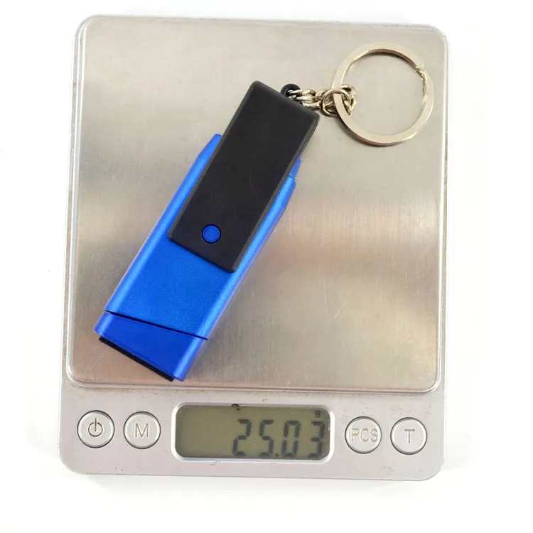 6 In 1 Multifunctional Keychain With Led Light,Pen,Mobile Phone Holder