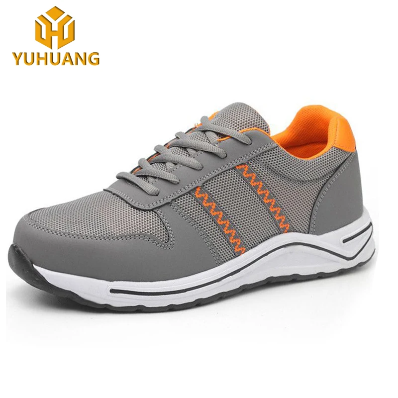Lightweight Sport Style Safety Shoe With Steel Toe Cap Antipuncture