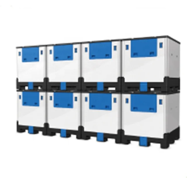 1000L Opvouwbare plastic IBC tank tote container voor chemische vloeistof opslag transport