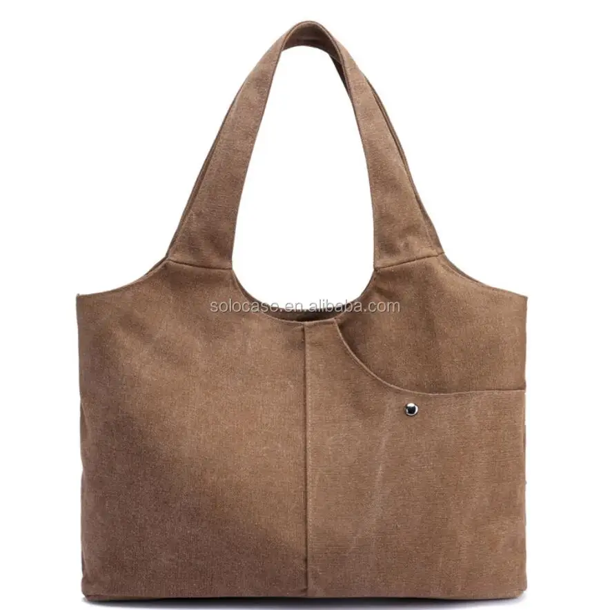 Waxed Canvas Large Tote