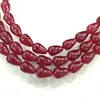 DIY Jewelry making water drop gemstone beads Ruby Quartz string