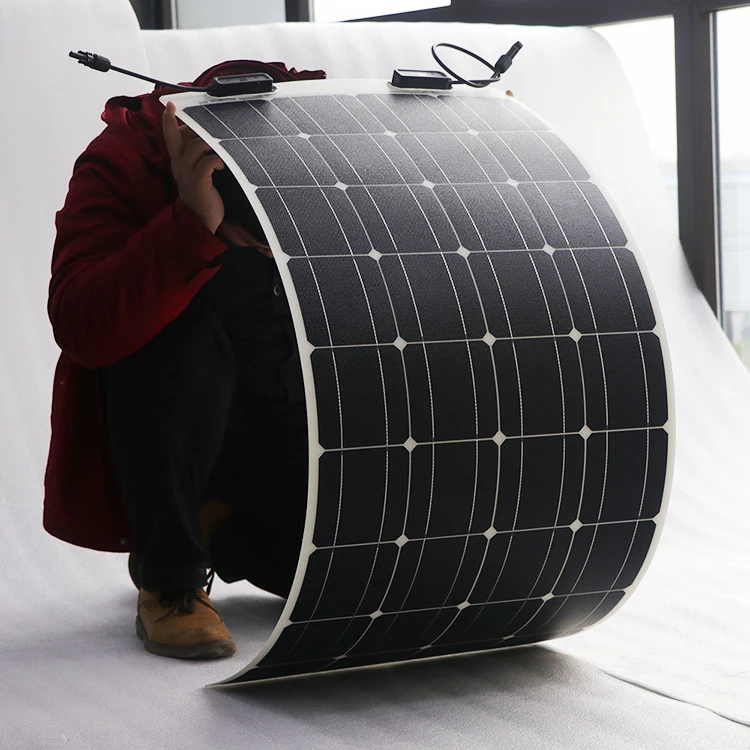 Уникальный патент 100 Вт Гибкая моно складная солнечная панель 100 Вт фотоэлектрических