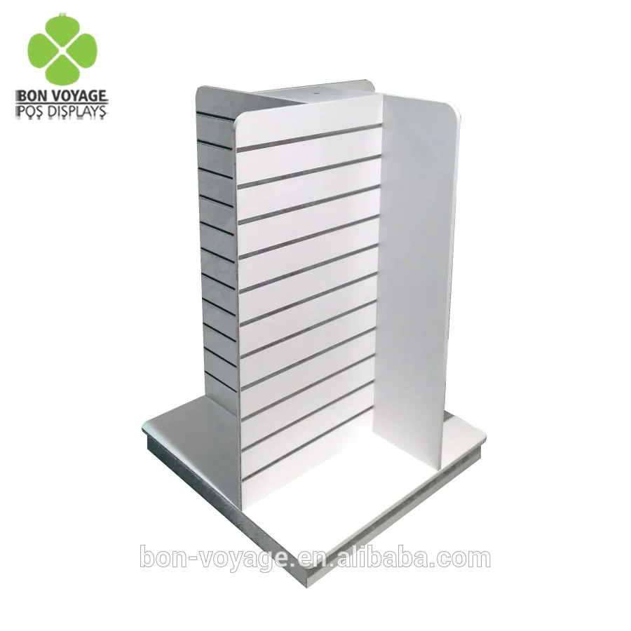 Retail Store Rotating Wooden Door Lock Display Stands For Hardware