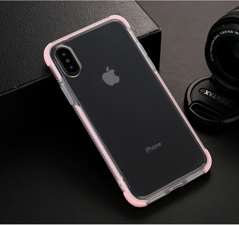 

2018 Trending Product 4 Angles Shockproof TPU Back Phone Case , 6 Colors Available, Various