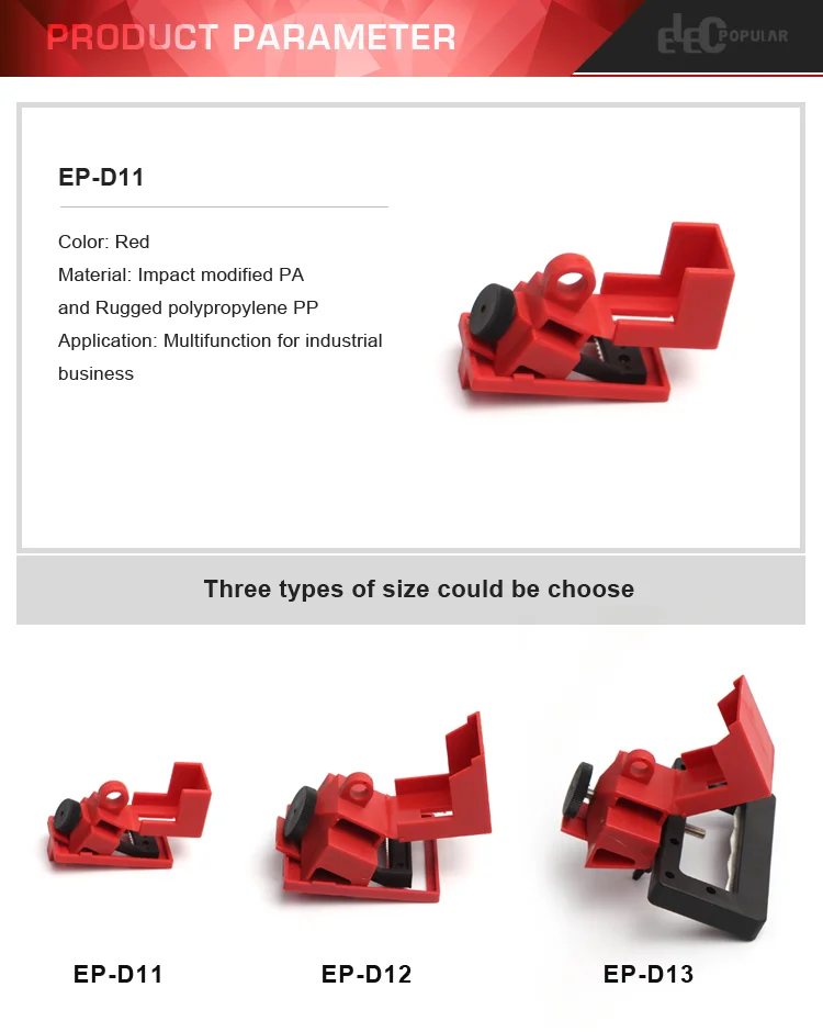 الجملة المنتجات نايلون المواد السلامة 120 / 277V المشبك على قسارة تأمين