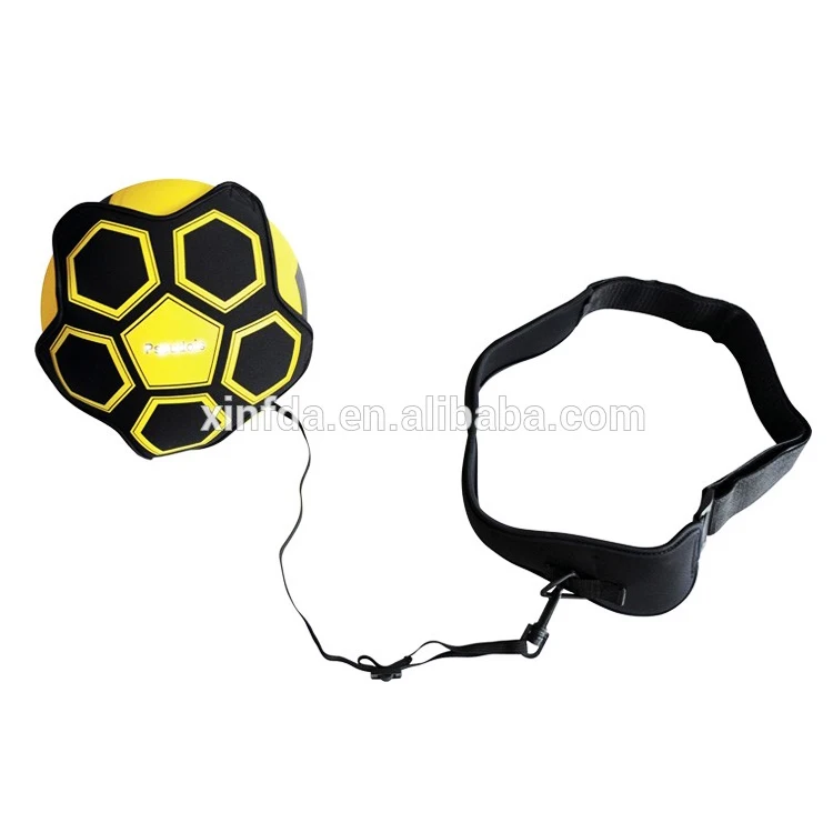 

Manufacture Soccer Ball Training Equipment Persornal Practice Training Belt with String linked with Football, Black