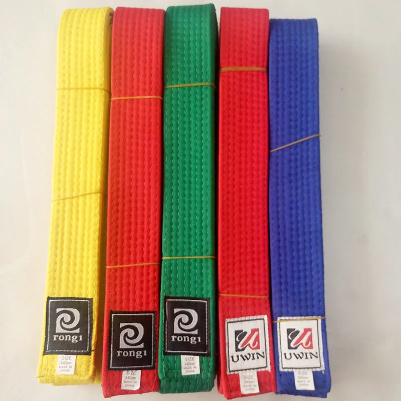 New Colourful Martial Arts Belts/taekwondo Belts - Buy Karate Black ...