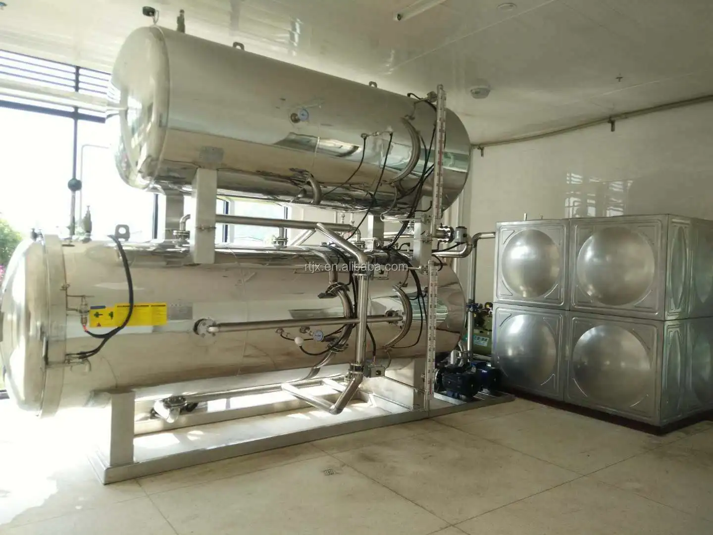 Double Door Electricity / Steam Heating Autoclave Medical Waste Sterilizing Machine