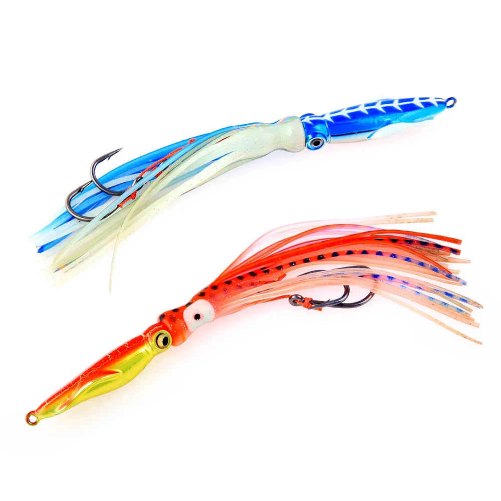 

FSTK 60/100/120g peche jig shore jig metal fishing lures bucktail jig