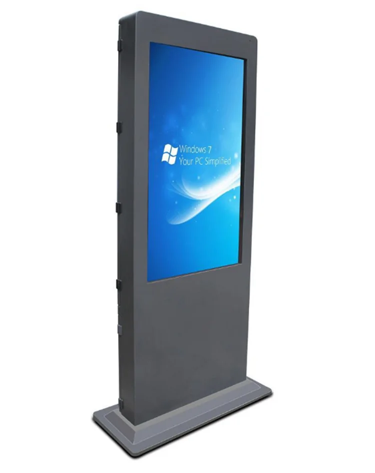 55 Inch Floor Standing Large Outdoor Replacement Lcd Screen Lcd Video