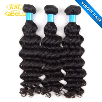 Kbl True Length 18 Inch Brazilian Loose Deep Wave Virgin Hair Weave