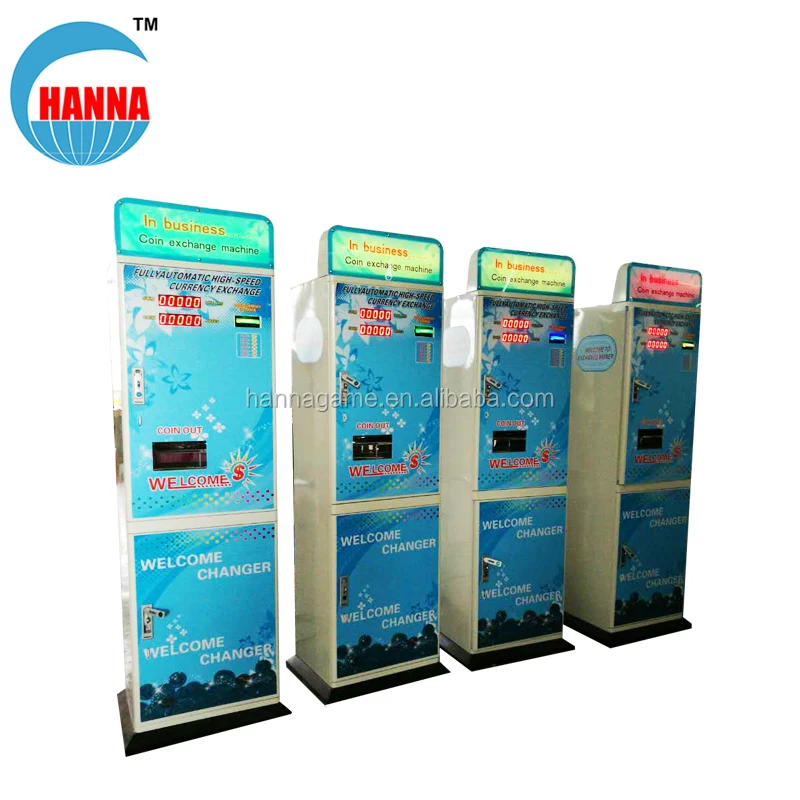 Automatic Token Changer Machine And Coin Changer Vending Machine For