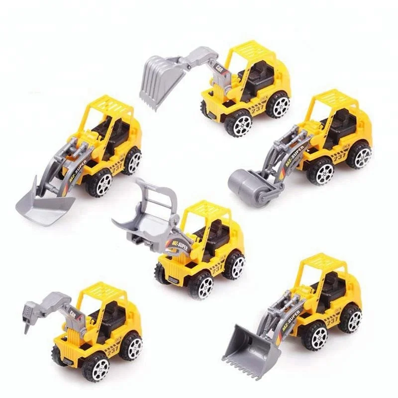 
New Design Pull back Mini Truck Cars 6 Pcs Set For Kis Gifts Model Car Toy  (60753228165)