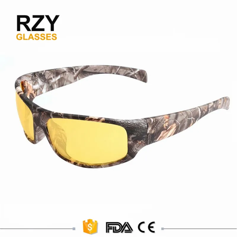 

Night driving glasses comply with CE FDA New Polarized Men Outdoor camo printing Sunglasses Goggles TR90 Sun Glasses