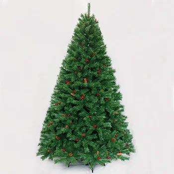 christmas tree with pine cones image