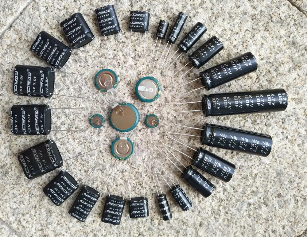 Small Cell Supercapacitor 5.5v 1f Coin V Type Ultra Capacitor Buy 1