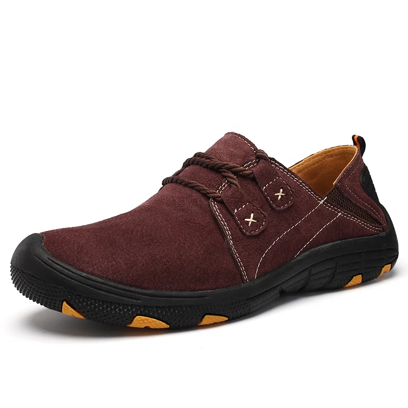 
Suede Leather Hiking Shoes Outdoor Shoe Camping Walking Sneaker 