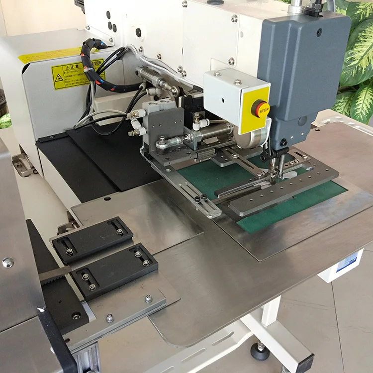 Industrial Cuttingsewing Hoop And Loop Machine With Bar Tacker Head