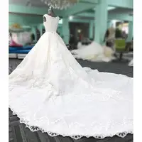 

New Design White Beaded Wedding Dresses vestidos novias 2018 Ball Gown Bridal Dress