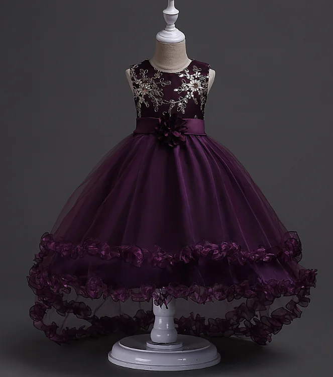 

Hot Selling China Suppliers Party Ball Gowns Embroidery Wedding Party Cocktail Dress L428, Blue;purple;green;grey