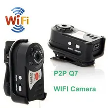 480P 5 LED Motion Detection Q7 P2P WiFi Mini camera camcorders DVR Night Vision Sport DV Wireless wifi IP Web Camera camcorder