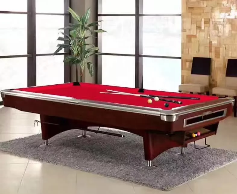 
Modern design 8ft 9ft solid wood slate billiard pool table , black eight billard table 