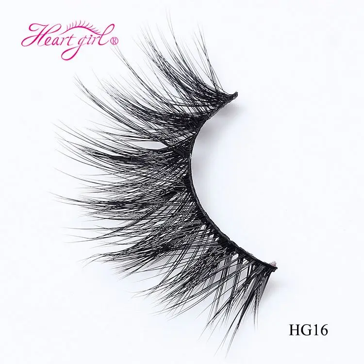 

Private Label Custom 3d Silk Individual Strip Thick Lashes, Natural black