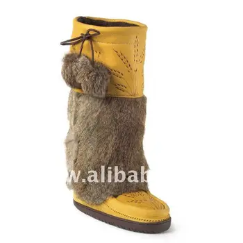 deerskin moccasin boots