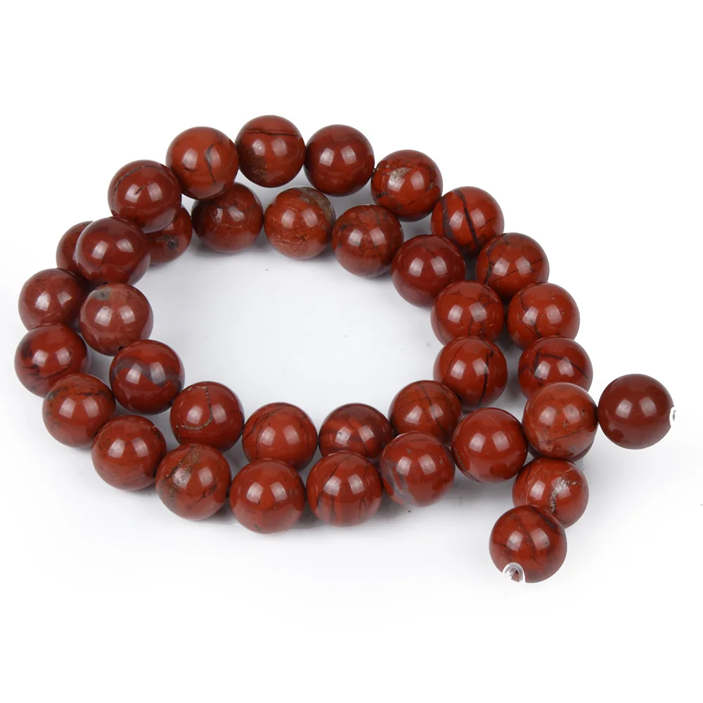 

Wholesale Round Red Jasper Beads for Bracelet