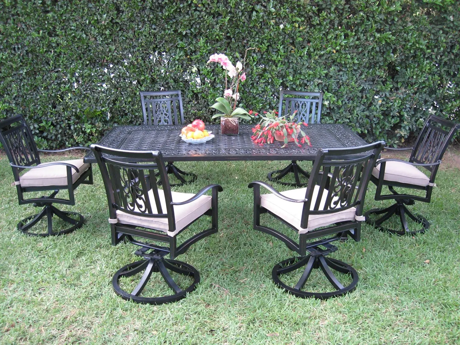 Buy CBM Heaven Collection Outdoor Cast Aluminum Patio ...