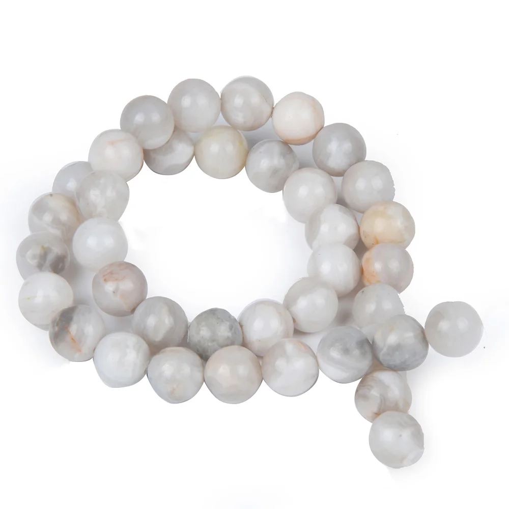 

Wholesale Natural Crazy White Stone Beads