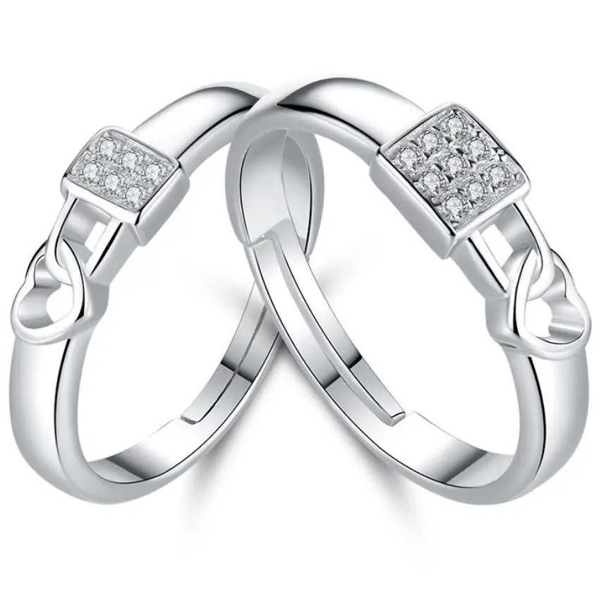 

Fashion jewelry Love Lock Couple Ring for men and women, N/a
