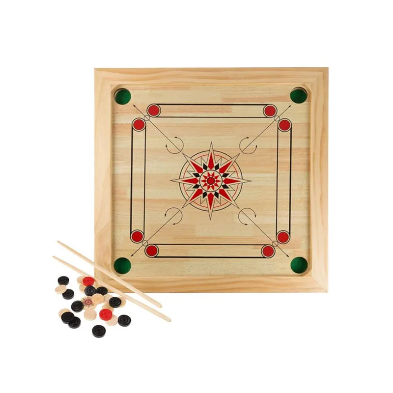 FOR LARGE SIZE BOARDS ONLY CARROM BOARD COINS SET WITH 2 STRIKERS SEE NOTE 