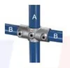 Hot dip galvanizing cast iron two socket cross key clamp