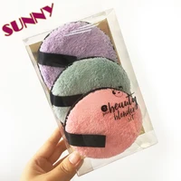 

2020 New Microfiber facial cleaning cloth makep remover beauty sponge puff micro fiber cleaning pad