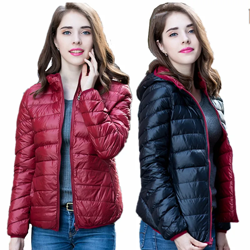 

Reversible Cool Crane Lightweight Custom Down Parka Jacket Ladies