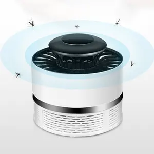 Image of Mosquito Killer Lamp USB Power Mosquito Trap for Moths Flying Pest Control Energy Saving Mini Size Powerful Fan