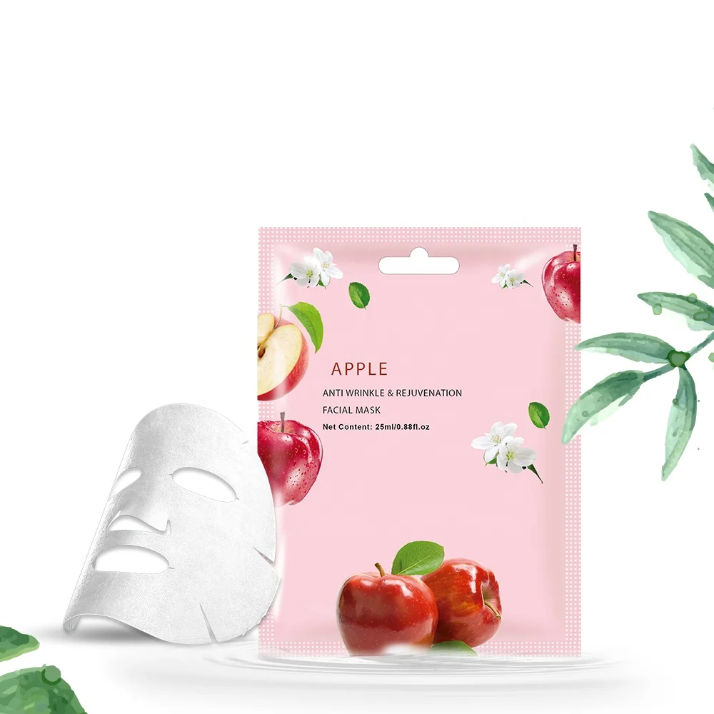 Cosmetics Skin Care Product Apple Antiwrinkle Rejuvenation Facial Mask