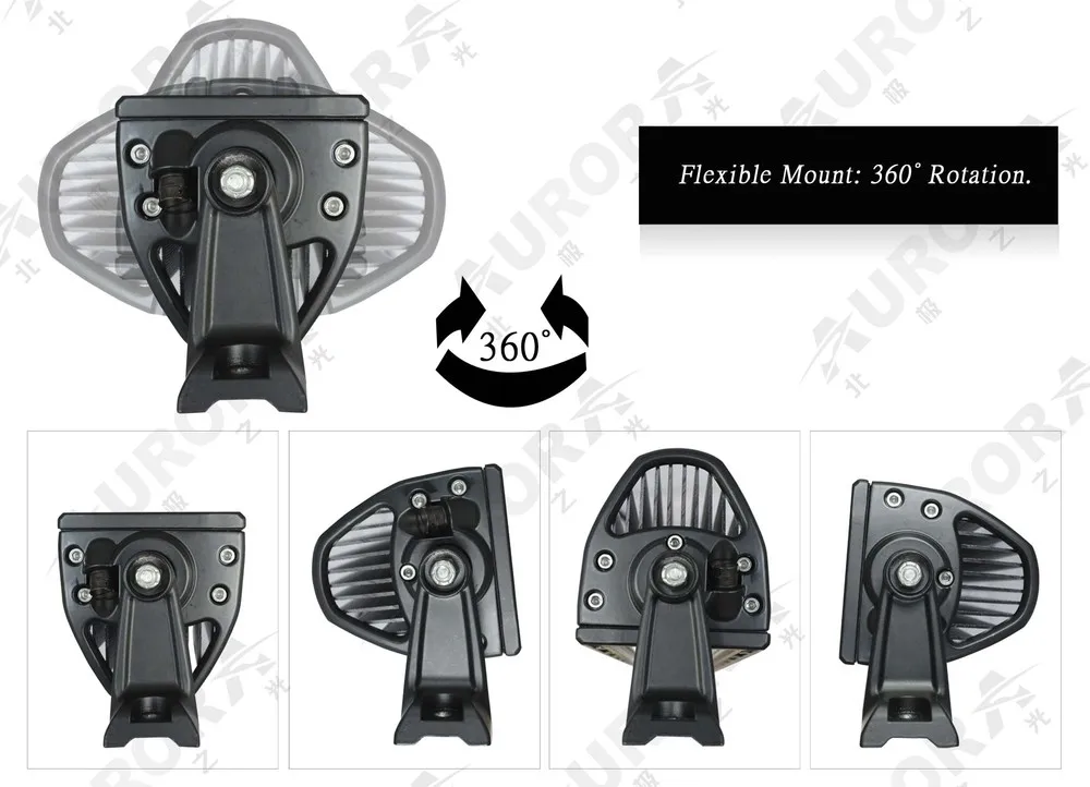 IP69K waterproof AURORA 50inch curved led light off road light