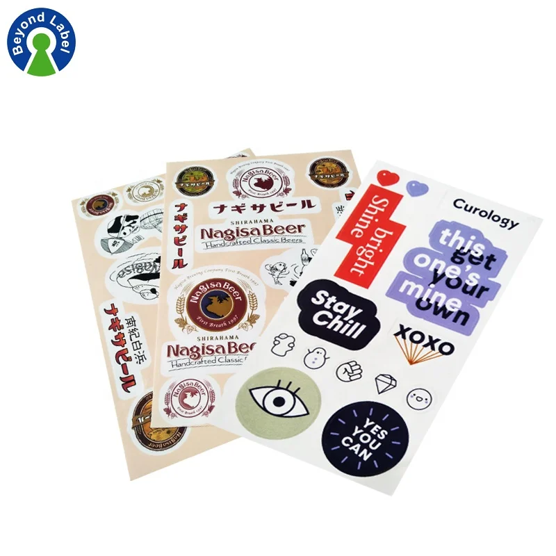 
Printing Custom Adhesive Gift Stickers, Decals Toy Kiss Cut Cute Decorative Diary Journal Scrapbook Sticker Label for Kids 