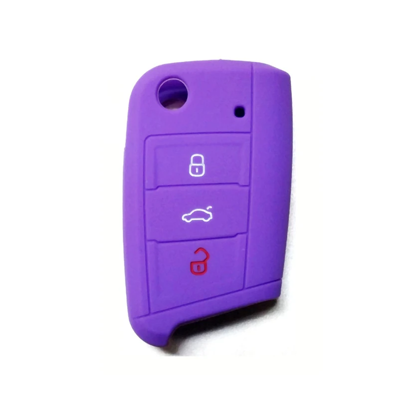 Silicone Remote Flip Key FOB Silicone Case Cover For VW Volkswagen New