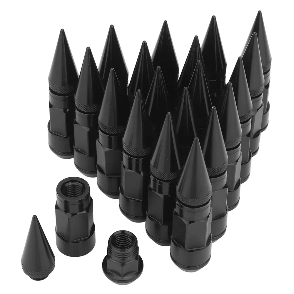 Fashion Personality Spiked Steel Wheel Nut Aluminum Steel Spike Lug