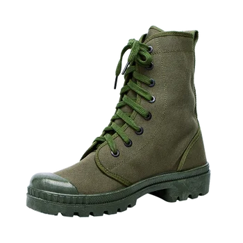 botas de lona tipo militar