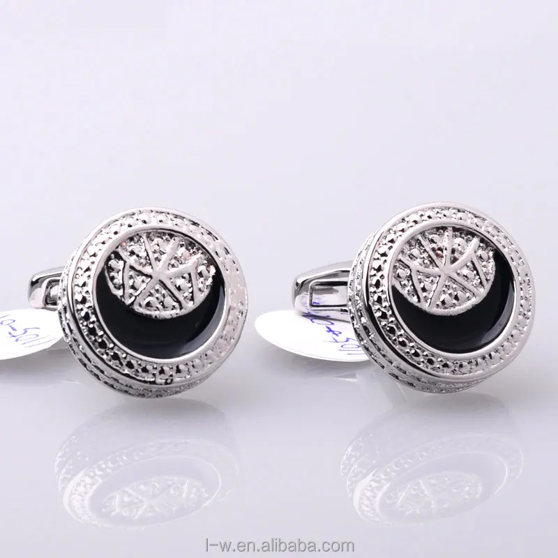 

Light World Enamel Cuff Link, Silver color