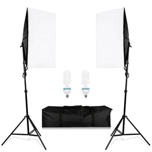 Photography Lighting Kit Softboxes Stands