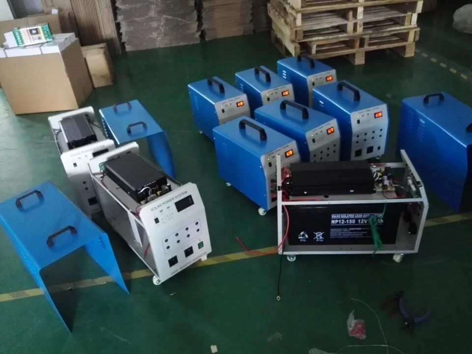 40W poly panel AC DC inverter solar energy power system for home use